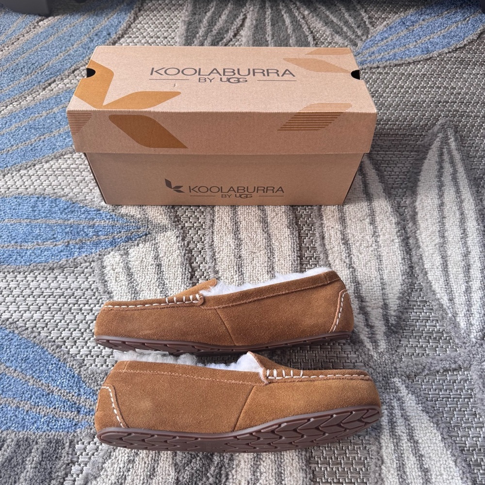 Koolaburra By UGG Women’s Lezly Slipper Chestnut Tan Size 7 New with Box - Picture 3 of 6